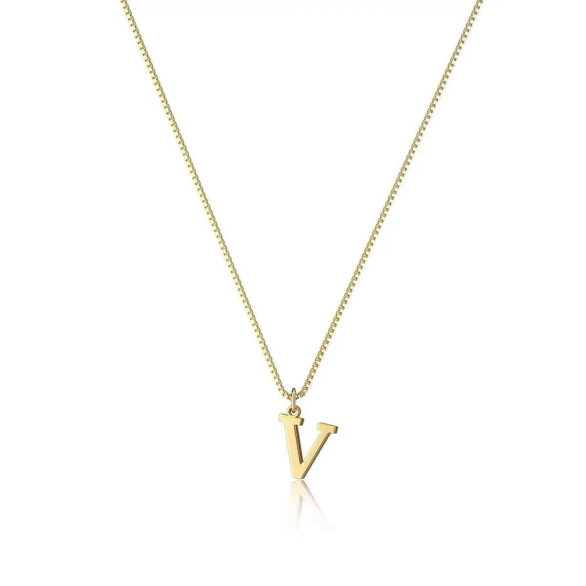 Simple New 26-Letter Pendant Necklace Gold Plated Stylish Everyday Charm Gift with Ladies Multifunctional Collarbone Necklace