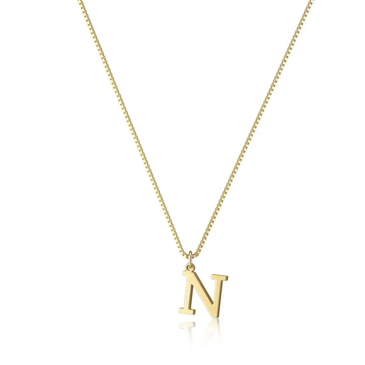 Simple New 26-Letter Pendant Necklace Gold Plated Stylish Everyday Charm Gift with Ladies Multifunctional Collarbone Necklace