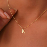 Simple New 26-Letter Pendant Necklace Gold Plated Stylish Everyday Charm Gift with Ladies Multifunctional Collarbone Necklace