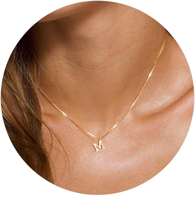 Rosavelle Golden Initial Pendant