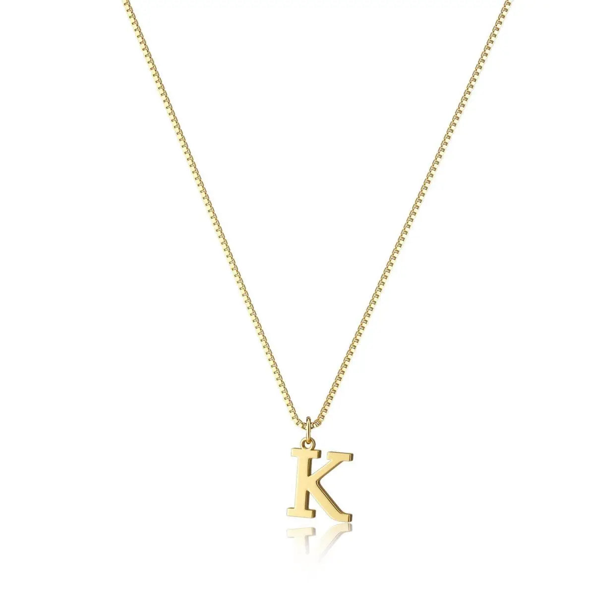 Simple New 26-Letter Pendant Necklace Gold Plated Stylish Everyday Charm Gift with Ladies Multifunctional Collarbone Necklace