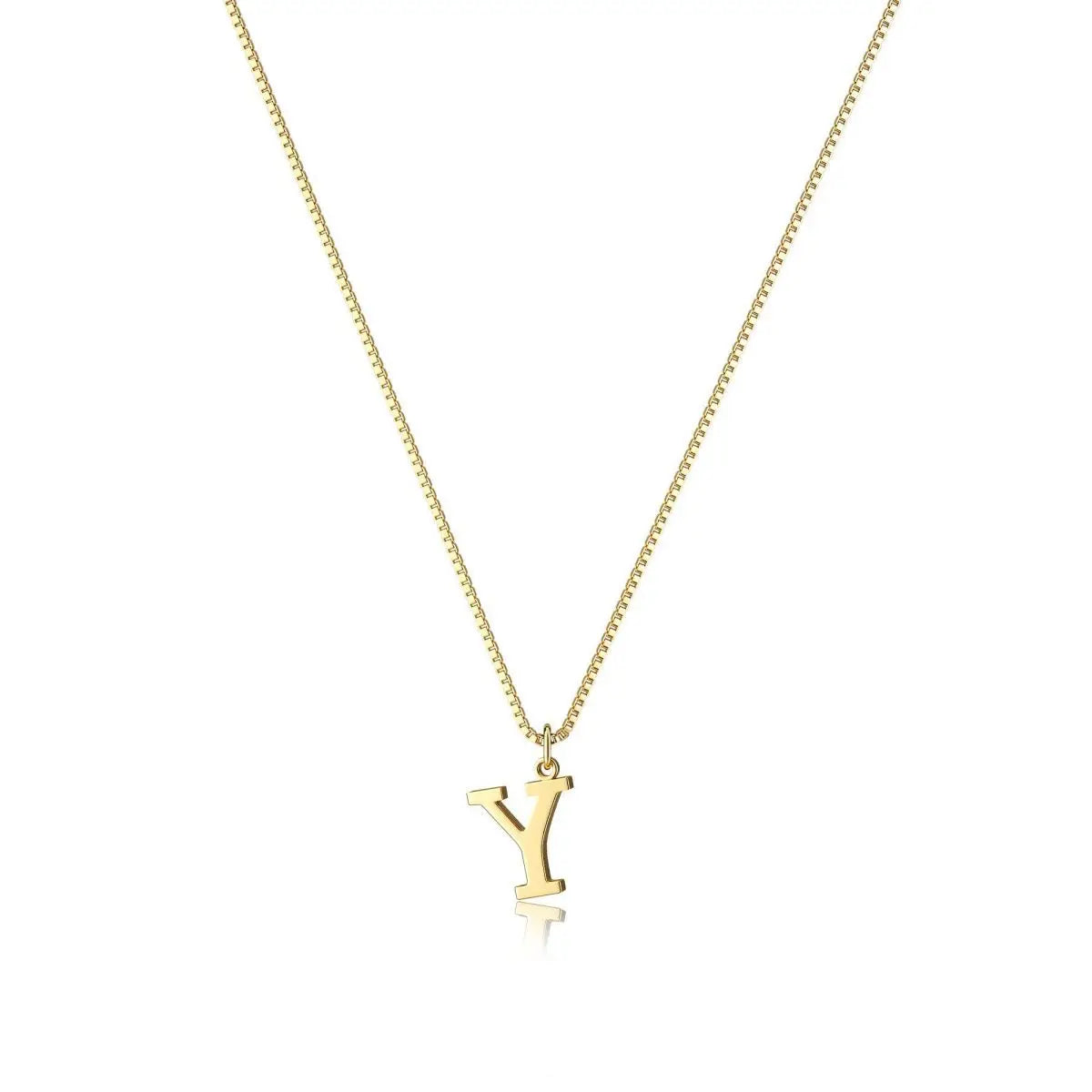 Simple New 26-Letter Pendant Necklace Gold Plated Stylish Everyday Charm Gift with Ladies Multifunctional Collarbone Necklace