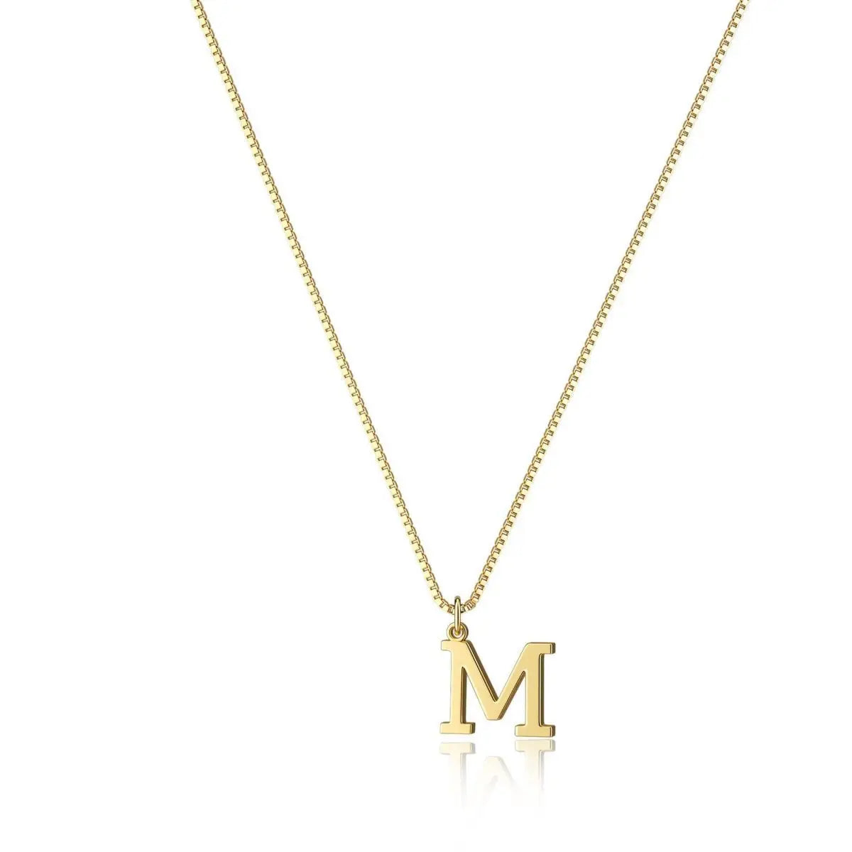Simple New 26-Letter Pendant Necklace Gold Plated Stylish Everyday Charm Gift with Ladies Multifunctional Collarbone Necklace